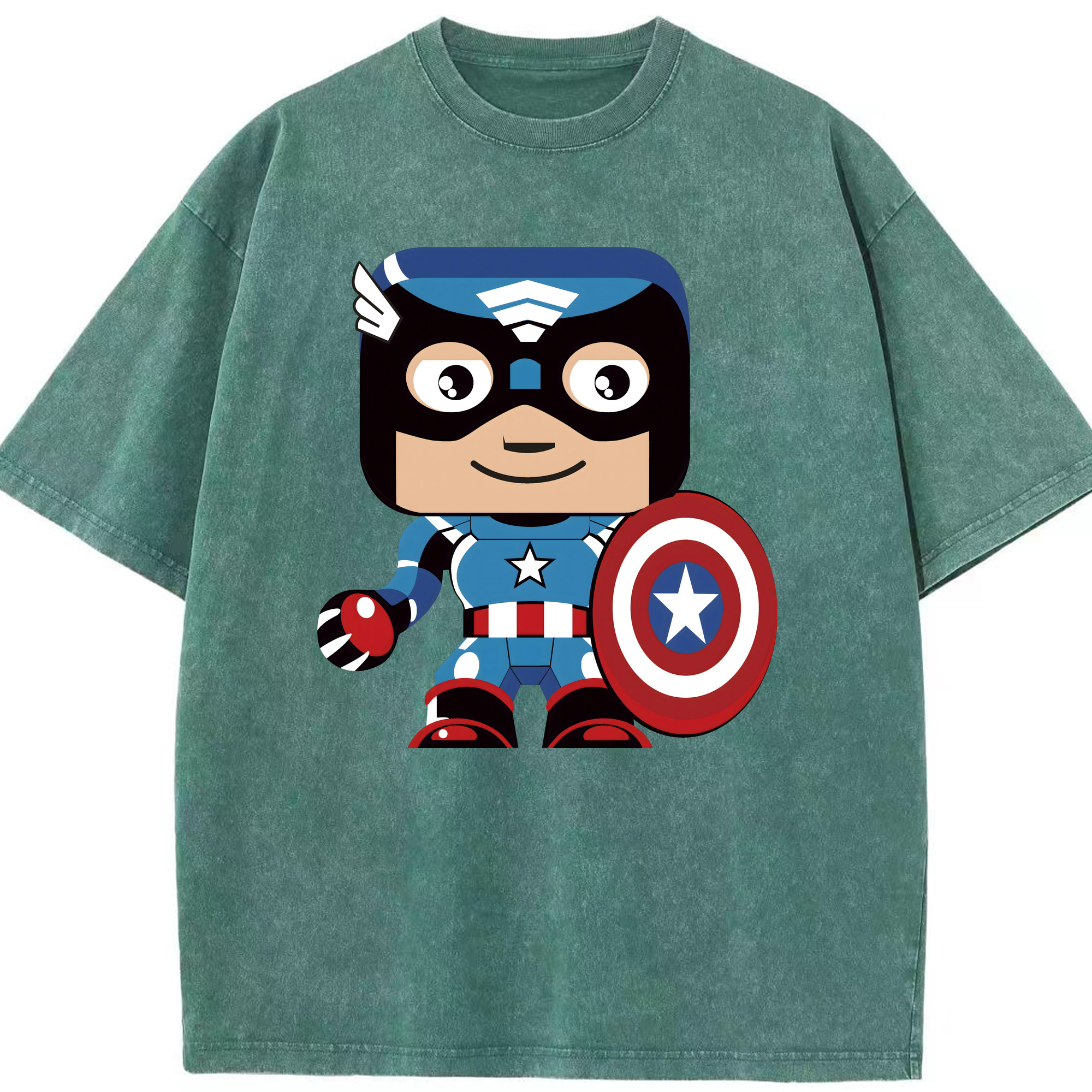 （画像用） アベンジャーズ The Avengers 綿100% ヴィンテージ風 半袖Tシャツ（フロントプリント）